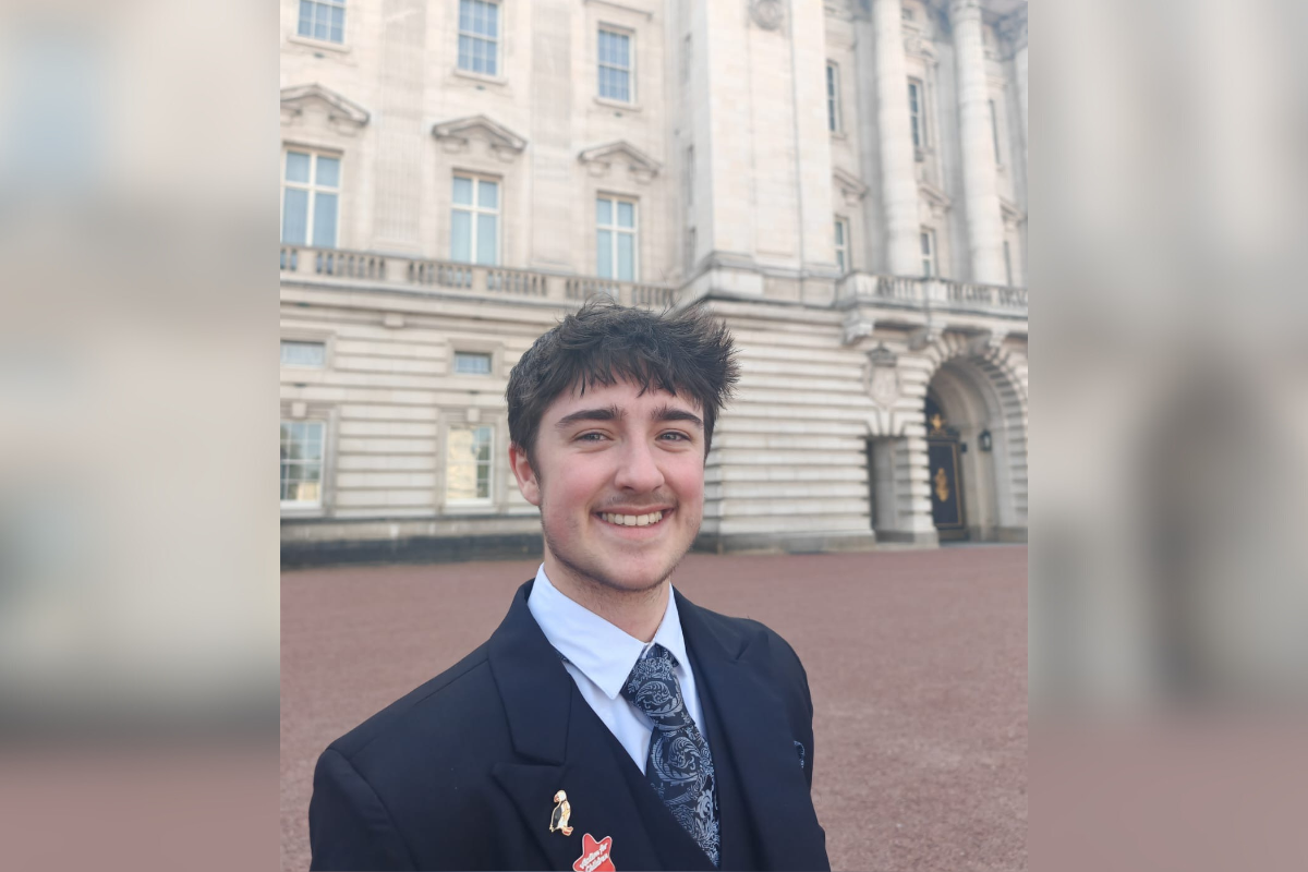 Transgender student's inspiring journey from 'sofa-surfing' to Buckingham Palace