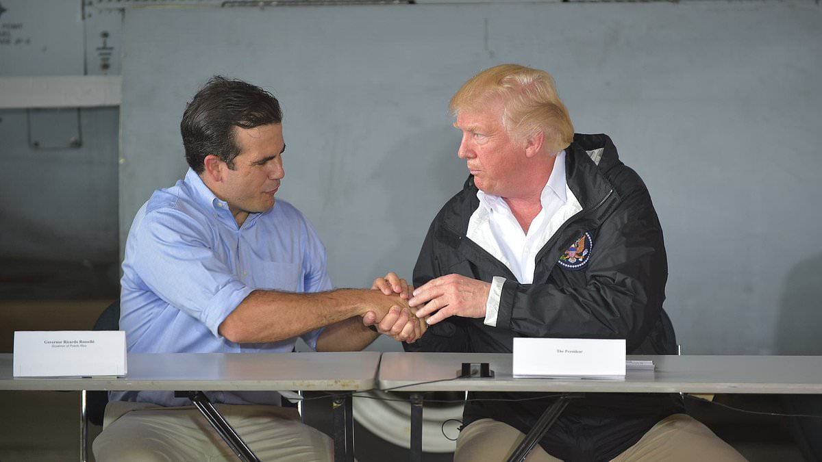 How Trump joked about pressing 'nuclear button' on trip to Puerto Rico
