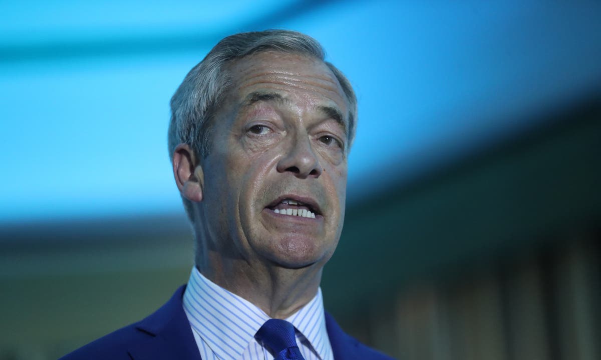 Nigel Farage criticised for saying misogynist Andrew Tate was ‘important voice’
