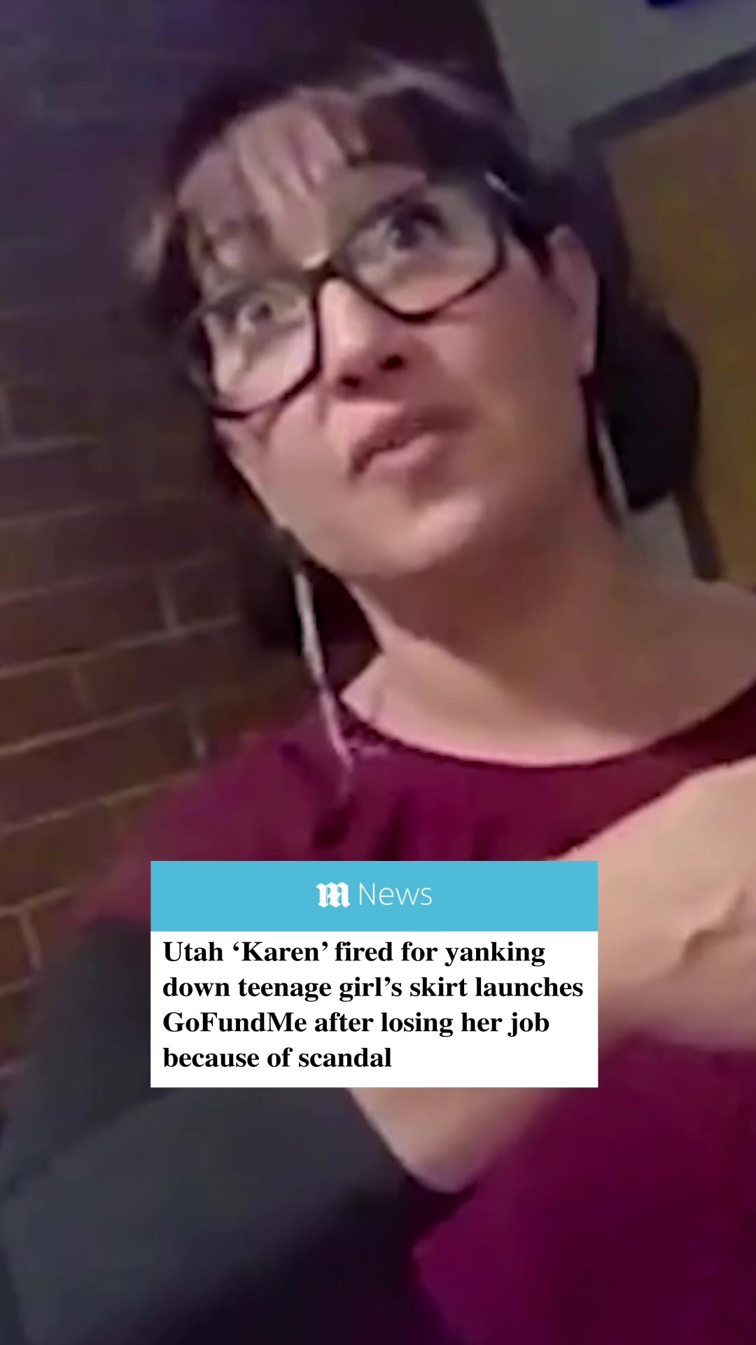 A woman charged with s*xual battery after pulling down a teenager’s skirt at a restaurant has turned to GoFundMe since losing her job. Ida Lorenzo, 48, was terminated from her role at the Utah Attorney General's Office, the day she was charged. Lorenzo says her termination was due to 'circumstances beyond my control' and is looking to earn extra cash as a single mother of two. 🎥 @ccsnowwww via TikTok / St George Police Department via ABC4  #news #utah #karen #crime #arrest #family #singlemom