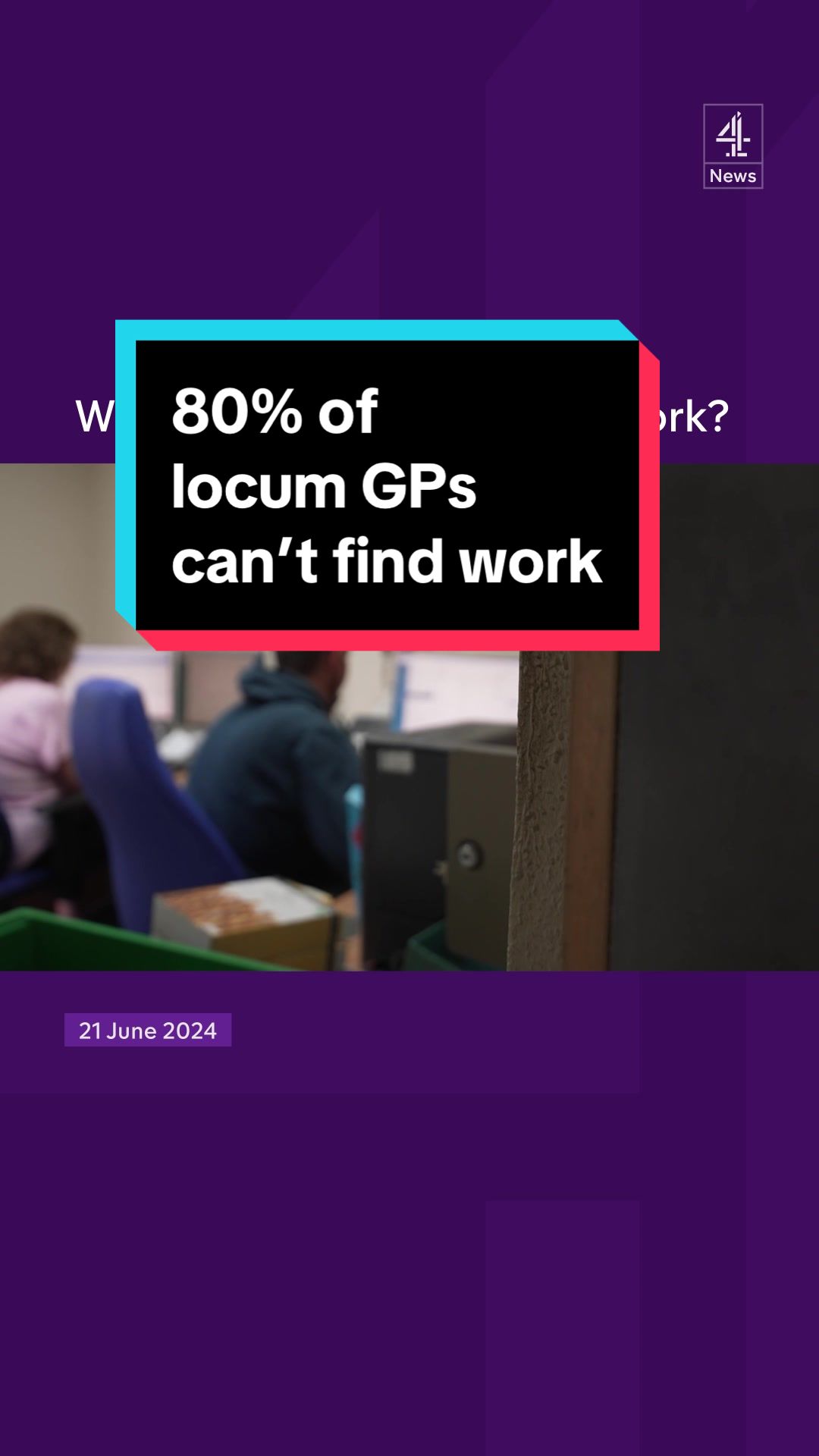 More than 80% of locum GPs in England cannot find work in surgeries according to a survey by the British Medical Association. This comes as patients complain they cannot get appointments for weeks on end. #LocumGP #GP #NHSEngland #Health #C4News #Channel4News