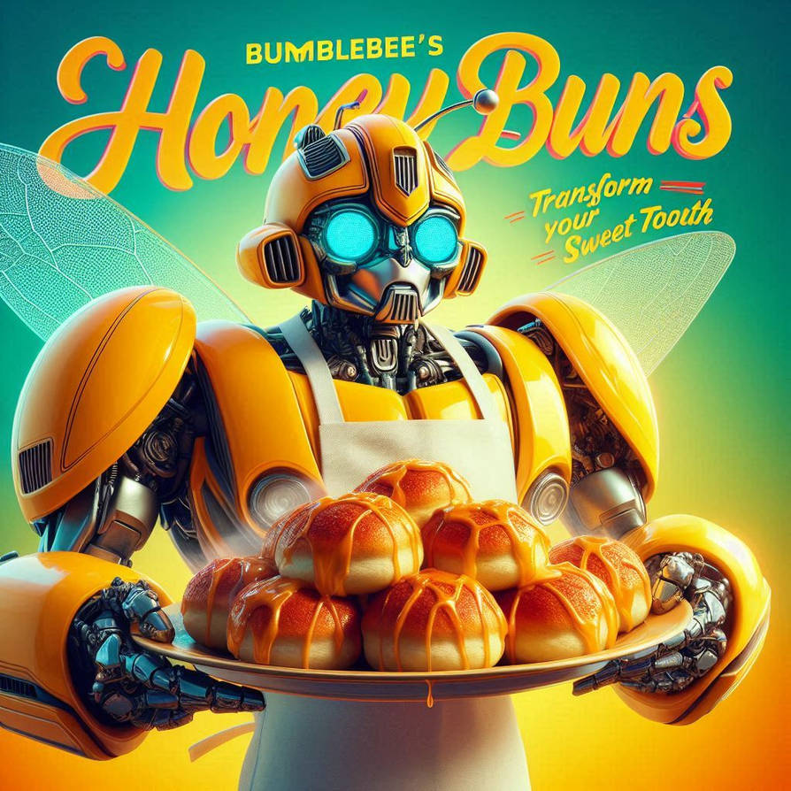 Bumblebee's Honey Buns advertisement  by Strombo1inator on DeviantArt