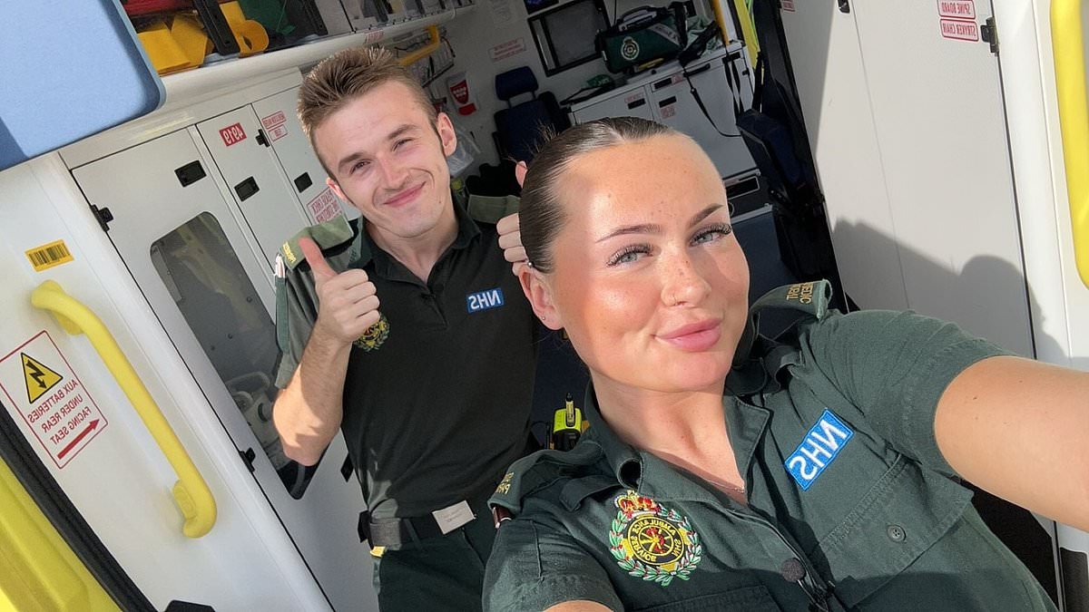Revealed: Paramedic found dead in 'murder probe' was star of Channel 4's 999: On The Front Line - as woman whose body was discovered alongside him is pictured for first time