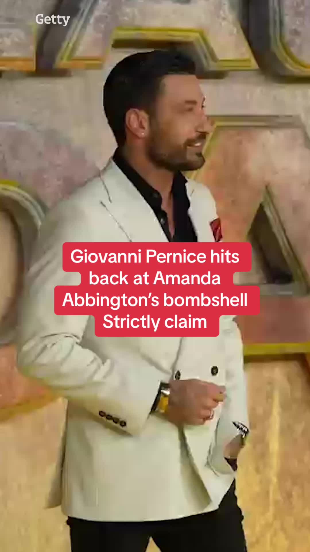 Giovanni Pernice has told fans to ‘not to pay heed’ after Amanda Abbington broke dwon in tears over the scandal. #amandaabbington #strictlycomedancing #news #showbiz #shocking #celebritytiktok