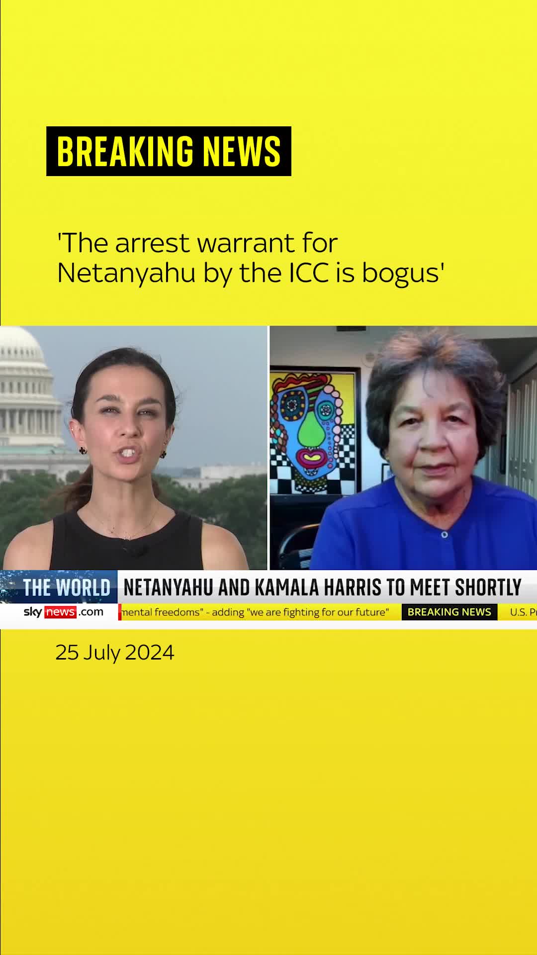 'The arrest warrant for Netanyahu by the ICC is bogus', says Democratic congresswoman, Lois Frankel. #netanyahu #israel #congress