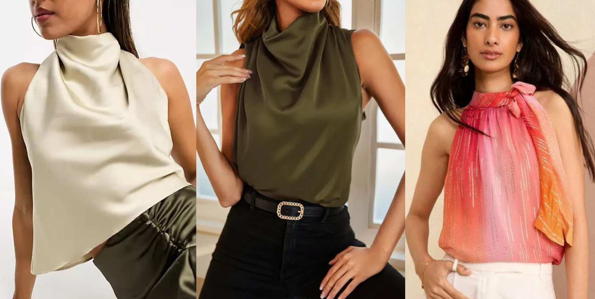 Time to halter! We are loving this Summer’s trendiest top