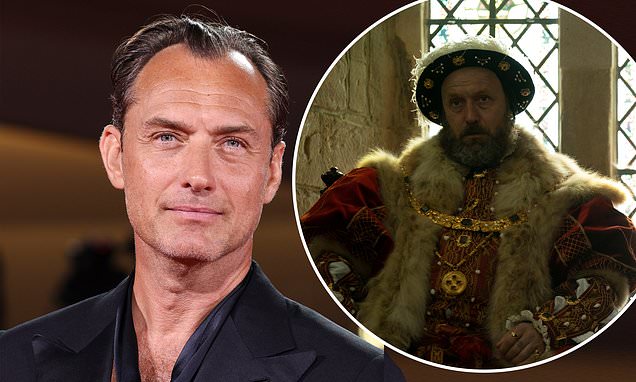 Jude Law gorged on 'late night ice-cream' to transform into Henry VIII