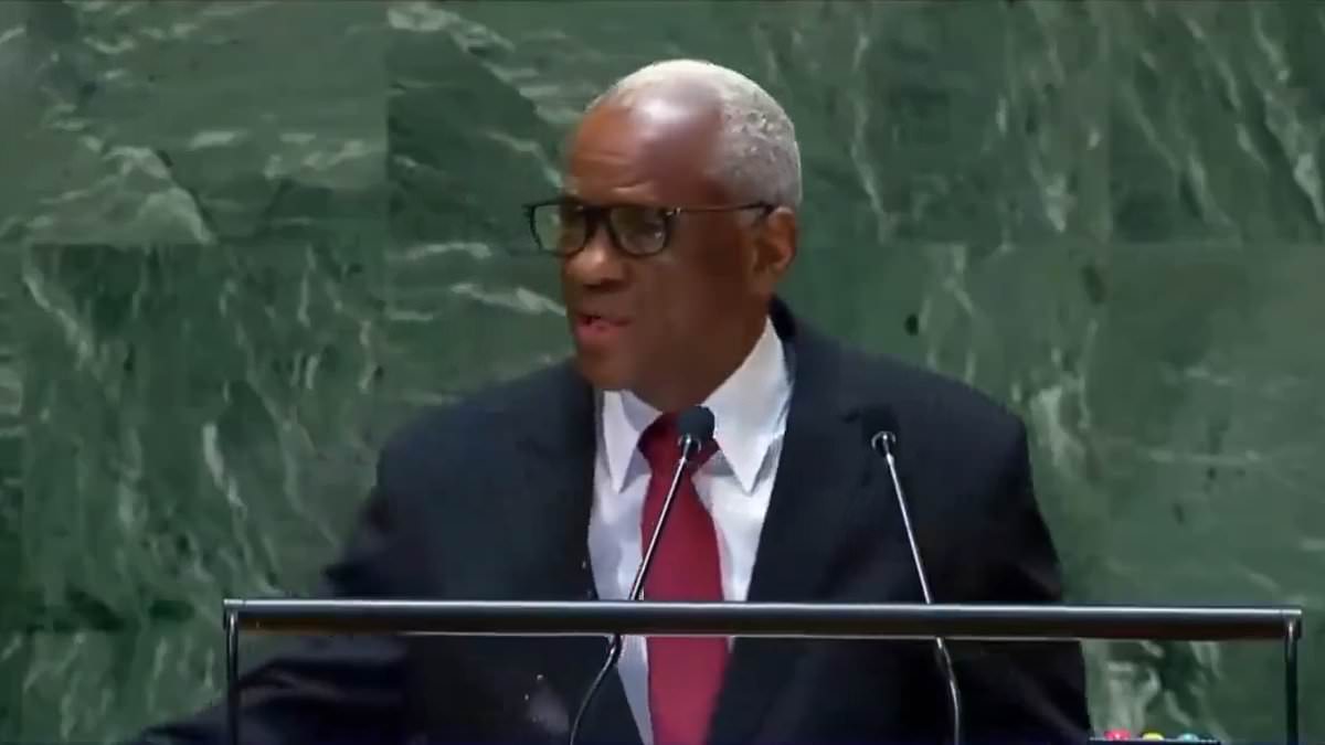 Haitian official makes VERY embarrassing mistake in front of world leaders at UN General Assembly while slamming Trump for claiming migrants are 'eating the dogs'