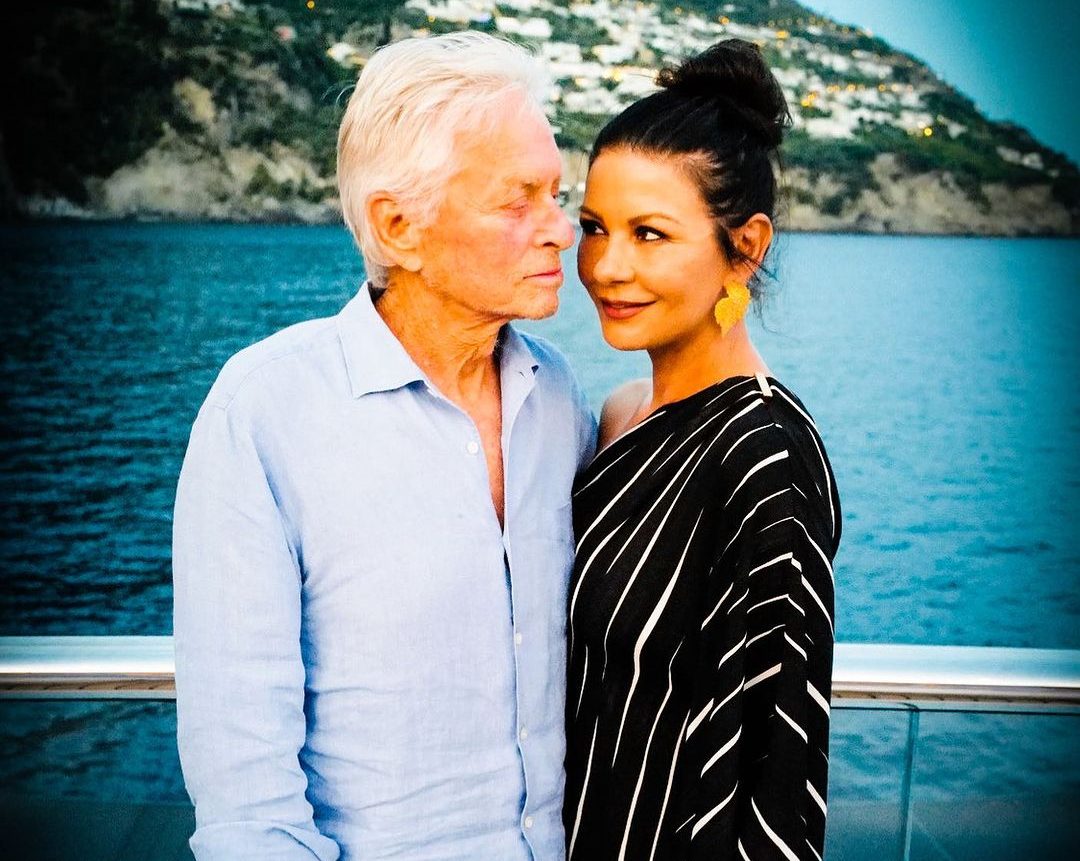 Michael Douglas and Catherine Zeta Jones celebrate birthdays in Dublin