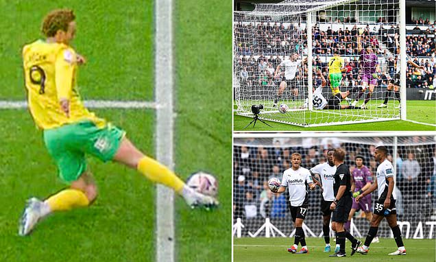 Norwich City goal at Derby stands after officials make major blunder